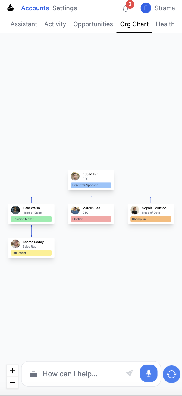 Org Chart Mobile Preview